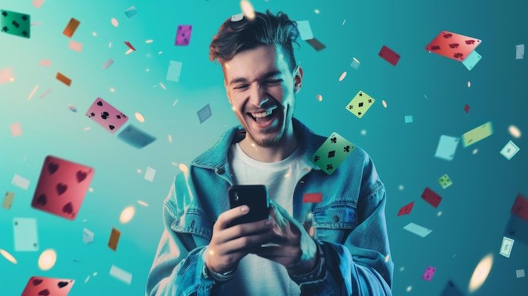 Antarmuka Baccarat dengan posisi Bankir dan Pemain